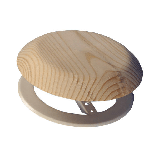 d.125 / Анемостат - диффузор деревянный d.125 Европластик