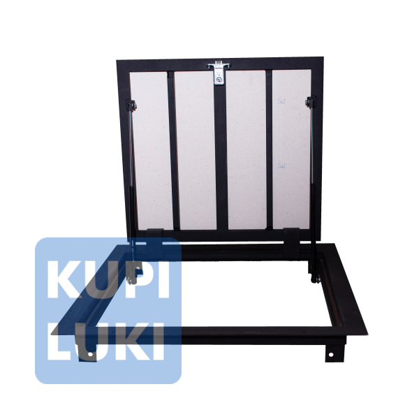 Люк напольный с амортизаторами Оптима 80-80