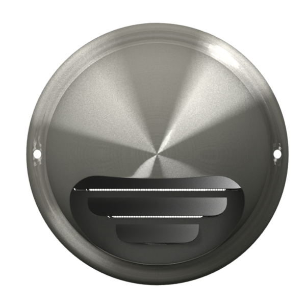 12.5ВМ / Фасадная решетка металлическая d.125 (нерж), ЭРА 12.5ВМ