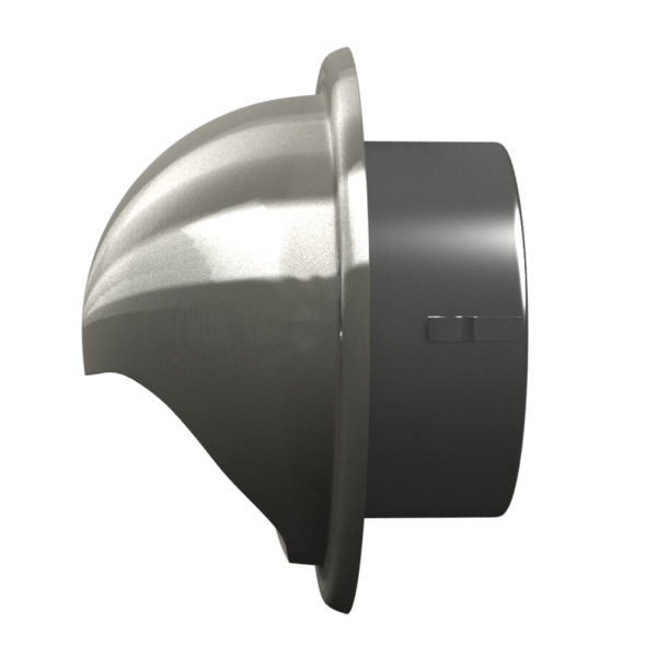 10ВМ / Фасадная решетка металлическая d.100 (нерж), ЭРА 10ВМ