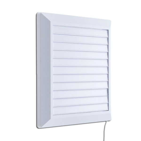 02703 / Стеновая решетка с жалюзи 200х200 мм, HARDI