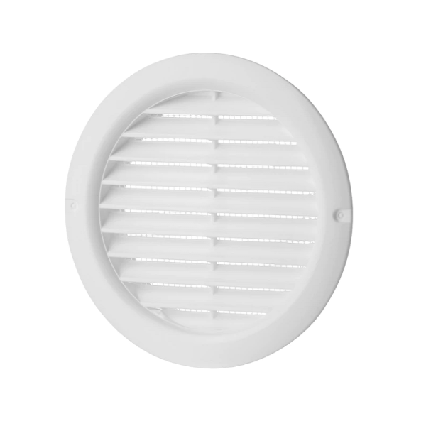 МВ 100бВ АВС / Решетка круглая d.100 белая, Vents