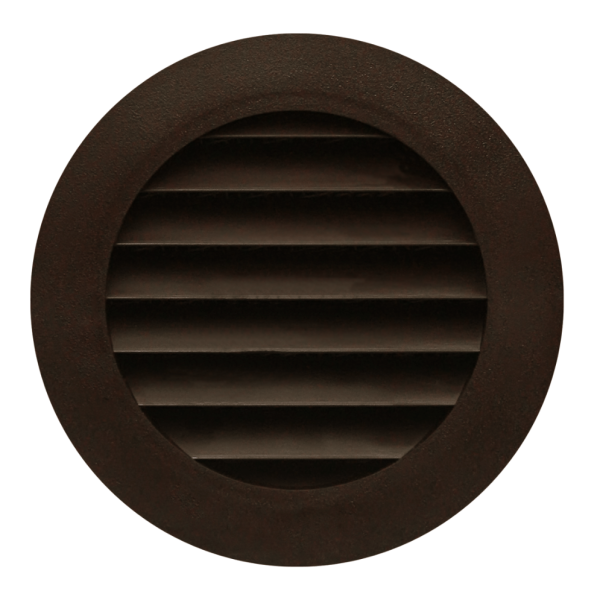 03461 / Круглая стеновая решетка d.60мм КОРИЧЕВАЯ, HARDI