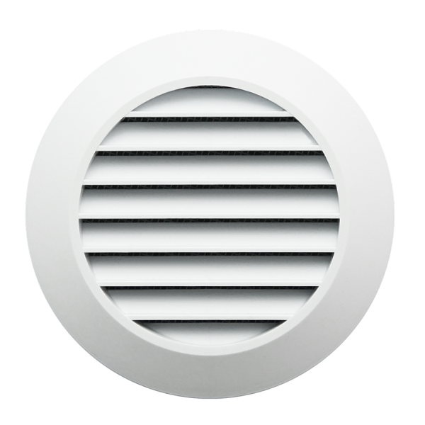 03607 / Круглая стеновая решетка d.125мм + сетка, HARDI