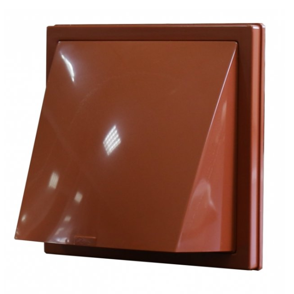 Фасадная решетка 150х150мм / d.125 (терракотовый), ЭРА 1515К12,5ФВ Terrakotta