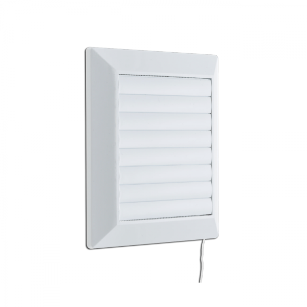 10101 / Стеновая решетка с жалюзи 150х150 мм, HARDI