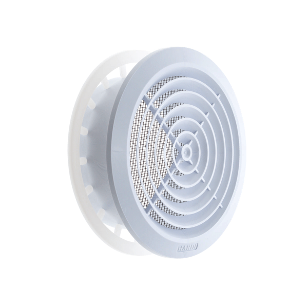 04700 / Потолочная решетка круглая d.125 мм + сетка + фиксатор, HARDI