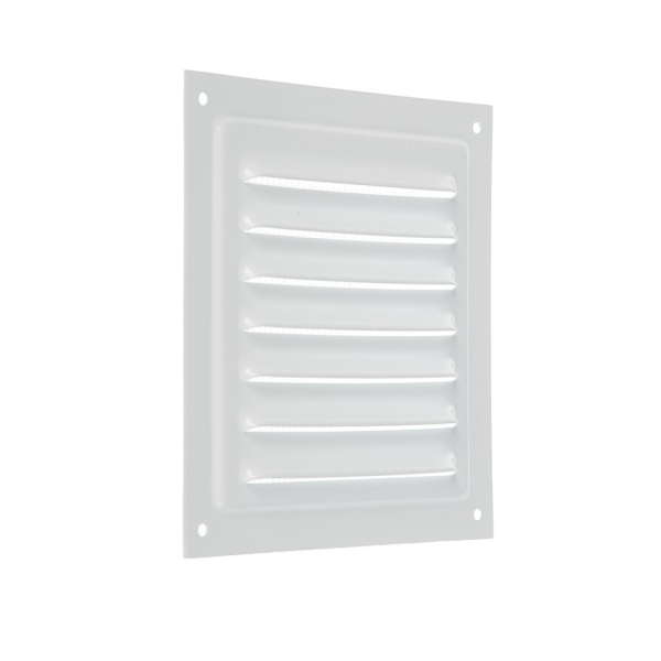 1212МЭ / Стальная решетка 125х125мм (белая), ЭРА