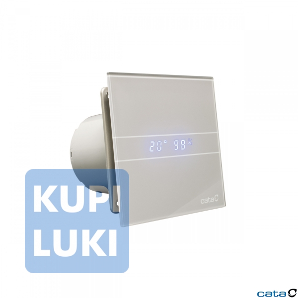 Вентилятор CATA E-100 GSTH GLASS SILVER TIMER HYGRO