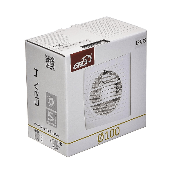 ERA 4S / Вентилятор осевой c антимоскитной сеткой d.100