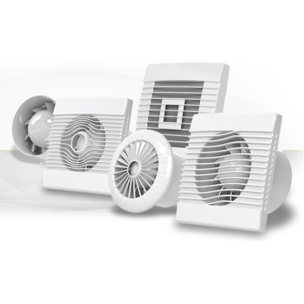 pRim 100TS / Вентилятор осевой с таймером d.100, AIRROXY