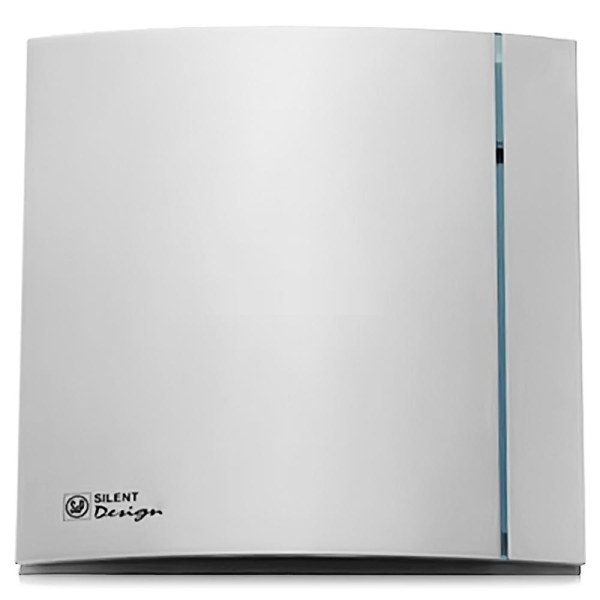 Вентилятор SILENT-100 CHZ SILVER DESIGN (Датчик влажности + таймер)