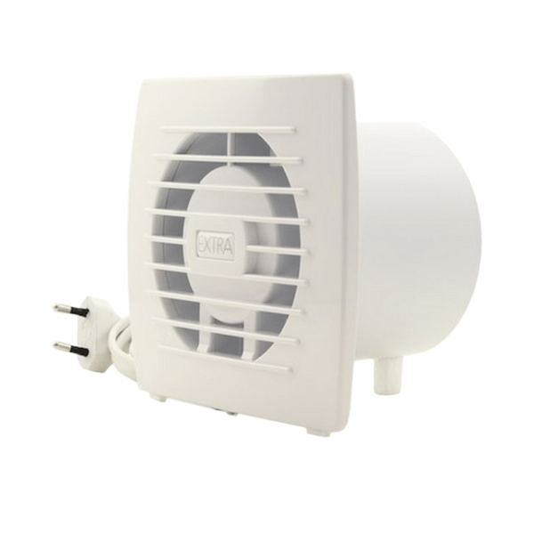 E150WP / Вентилятор бытовой Extra d.150mm с электопроводом и выключателем, Europlast