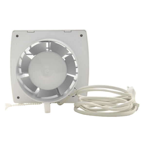E150WP / Вентилятор бытовой Extra d.150mm с электопроводом и выключателем, Europlast