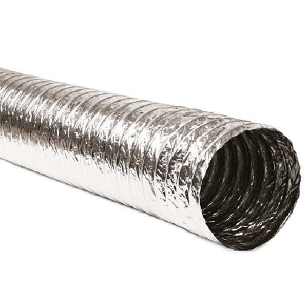 Воздуховод гибкий металлизированный (гофра) d.152, ЭРА