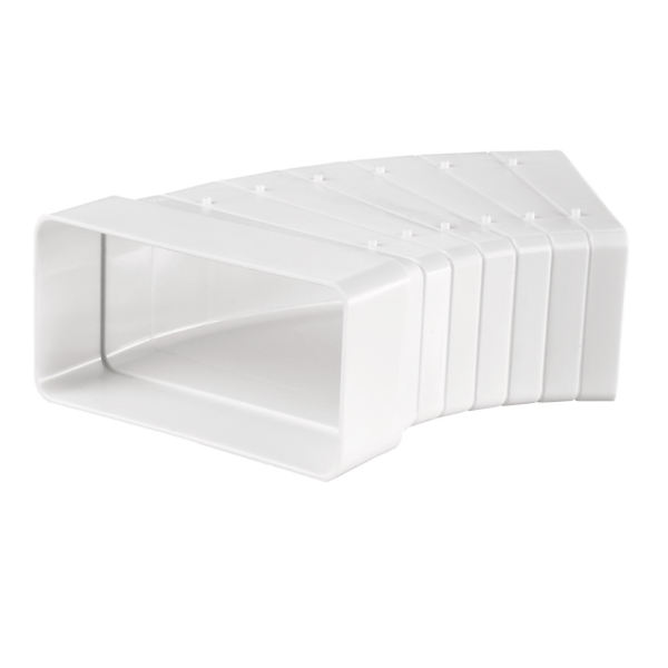 110*55 / Колено универсальное для плоских каналов 55х110, ЭРА