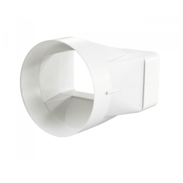 120*60 / Соединитель-переход для плоских воздуховодов 60х120 мм / d.100, ЭРА