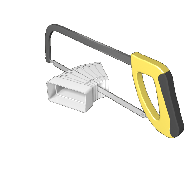 204*60 / Колено универсальное угловое для плоских каналов 204х60, ЭРА 620КРП