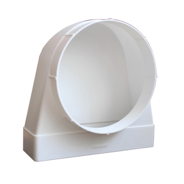 204*60 / Колено-переход для плоских воздуховодов 60х204 мм / d.150мм, ЭРА 620СК15КП