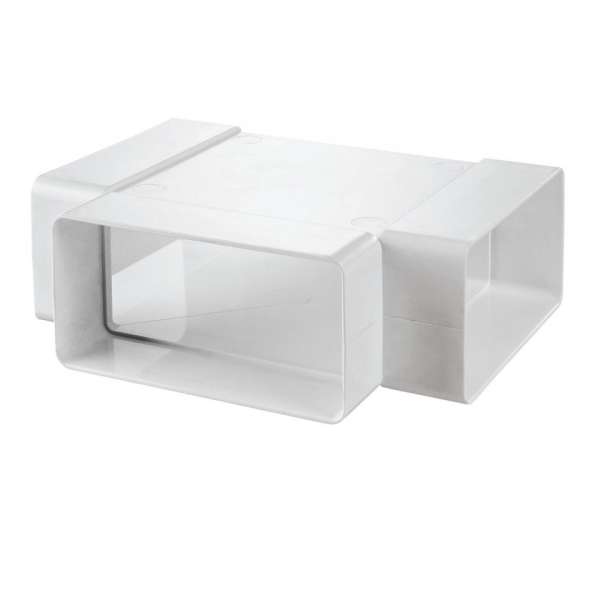 110*55 / Тройник для плоских воздуховодов 55х110 мм, ЭРА